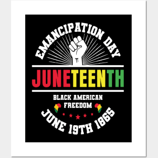 Emancipation Day Juneteenth Black Africa Posters and Art